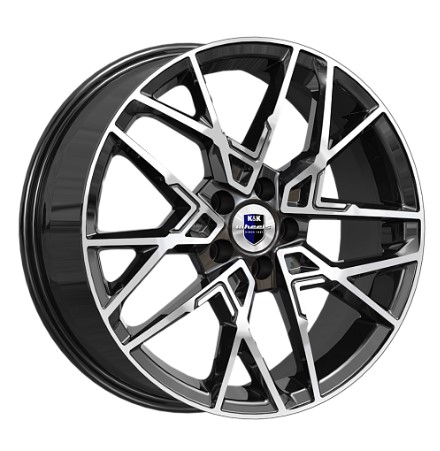 Диск Литой K&K мод.Вудроф (КС1044) 18х7 PCD 5х114,3 ET35 DIA60.1  алмаз черный  