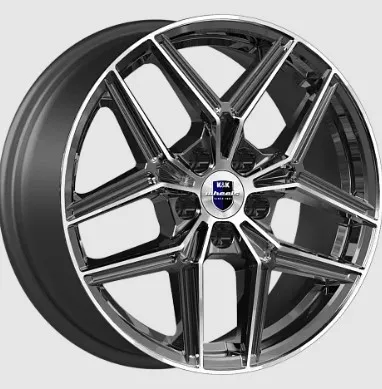 Диск Литой K&K мод.Юнион (КС1025) R17х7 PCD 5х108 ET40 DIA63,35  алмаз черный  