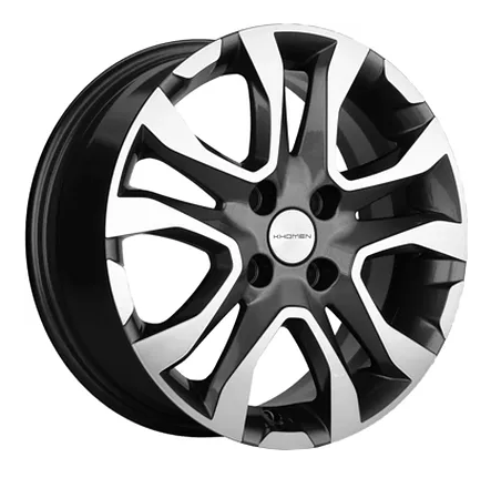Диск Литой Khomen Wheels мод.KHW1503 15х6 PCD 4х100 ET40 DIA60.1  Gray-FP  