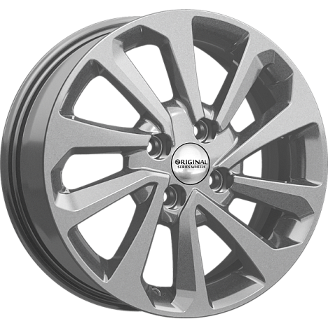 Диск Литой СКАД мод.KL-320 15х6 PCD 4х100 ET46 DIA54.1  графит  